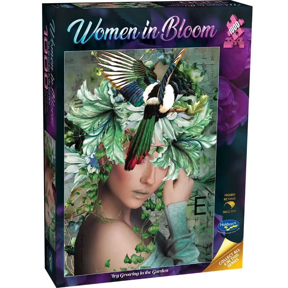 Holdson 1000Pc Woman In Bloom Ivy Garden Puzzle 1