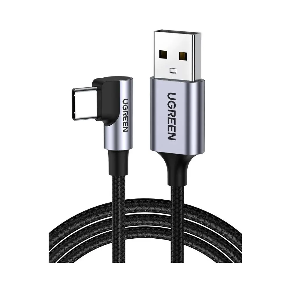 Ugreen Usb-C To Usb-A Braided Cable 90° Angled (2M) 1