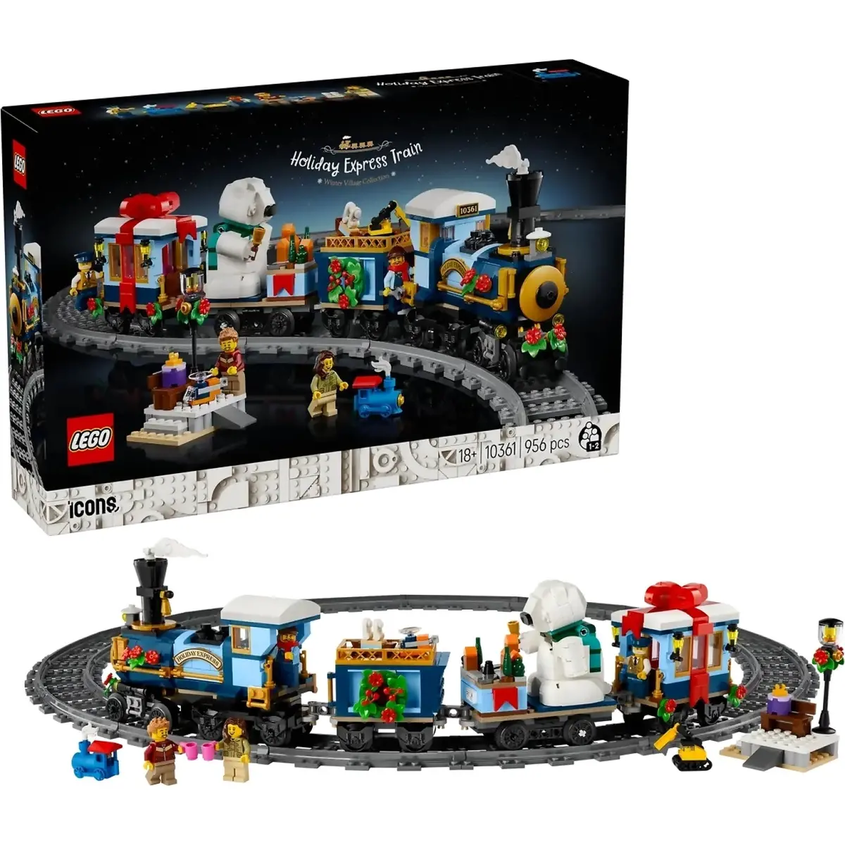 Lego 10361 Holiday Express Train - Icons 1