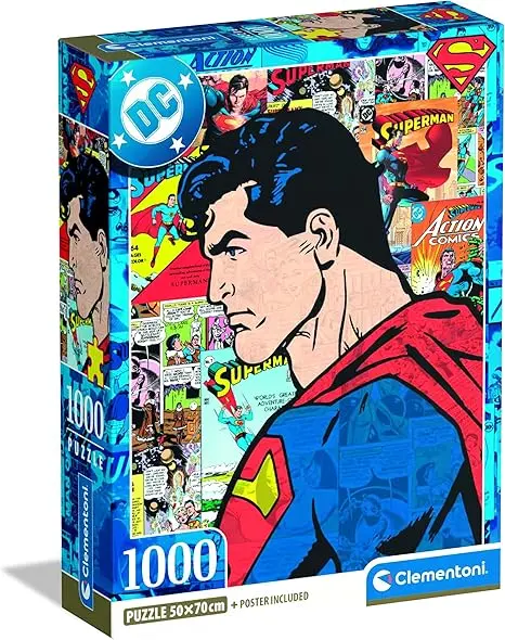 1000Pc Superman Design 3 Poster Included Puzzle 1