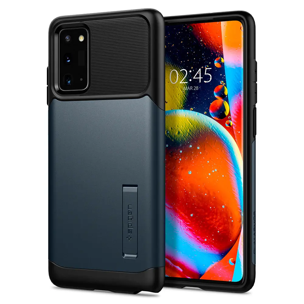 Spigen Galaxy Note 20 Slim Armor Case (Metal Slate) 1