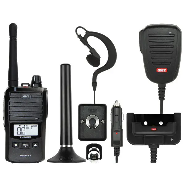 Gme Tx6165 5W Uhf Radio Ultimate Pack - Black 1