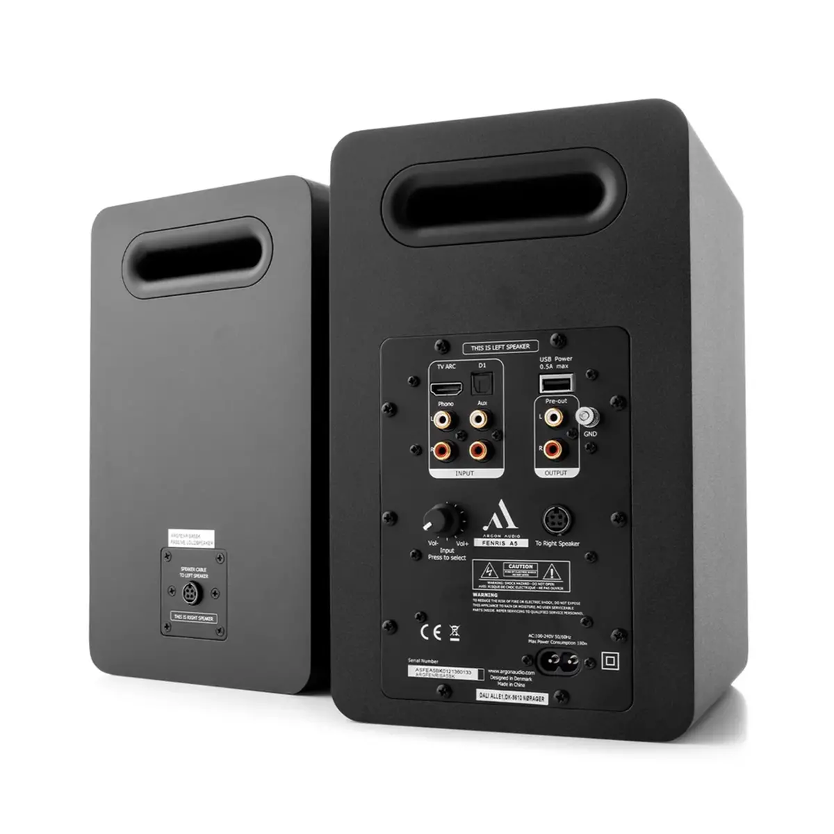 Argon Audio Fenris Black Active 5 Speakers 2