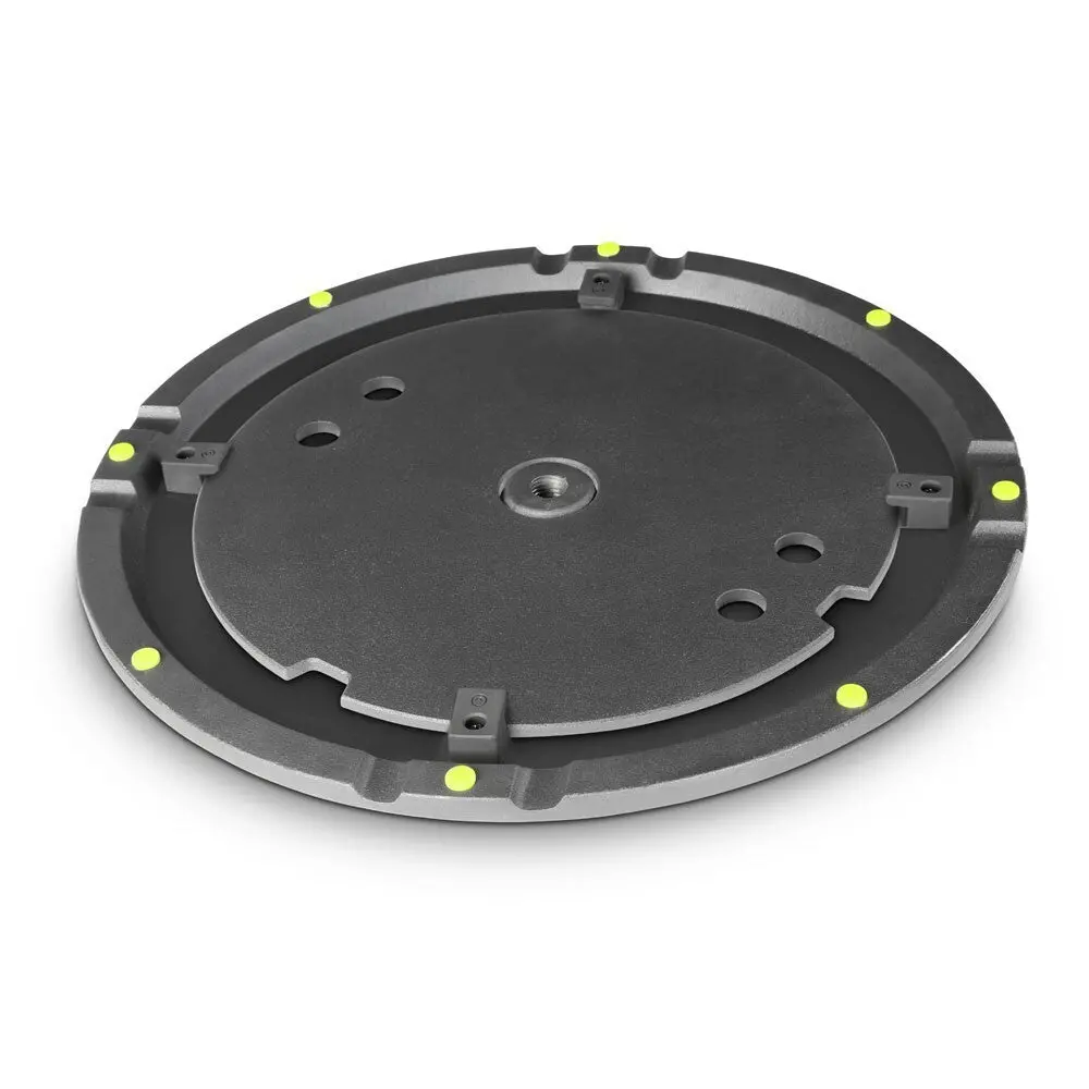Gravity Wb123set1b 15Kg Round Cast Iron Base & Weight Plate Stand For M20 Poles 2