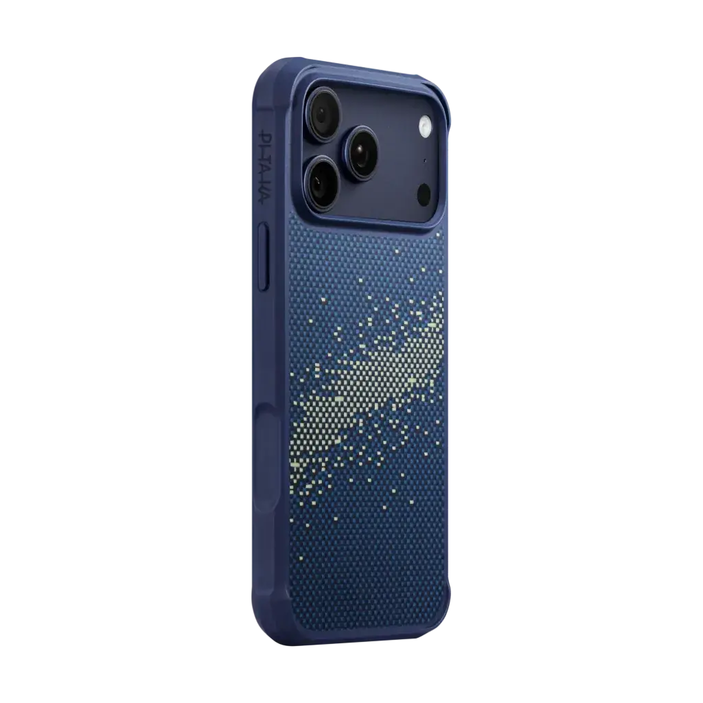 Pitaka Aramid Fibre Starpeak Proguard Case For Iphone 17 Pro (Milkyway Galaxy) 1