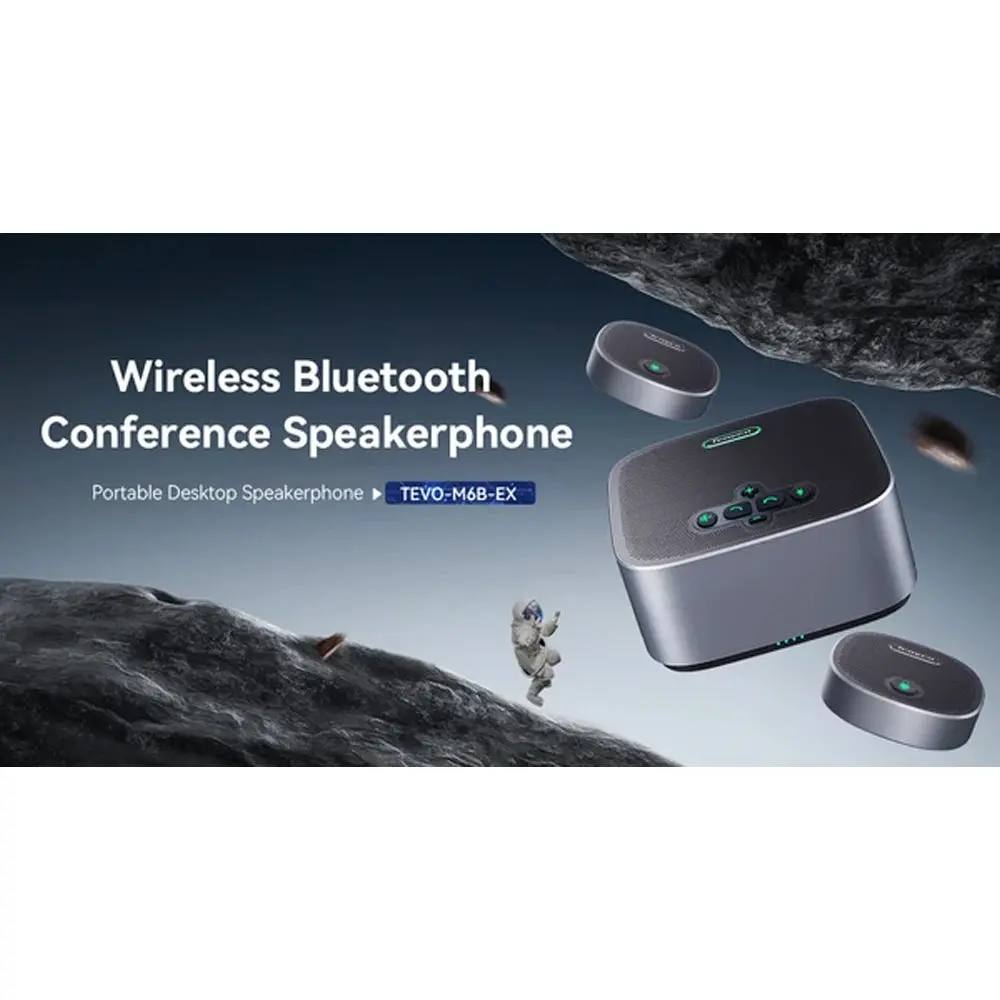 Tenveo M6bex Bluetooth Conferencing Speakerphone With 2 Expansion Mics 2