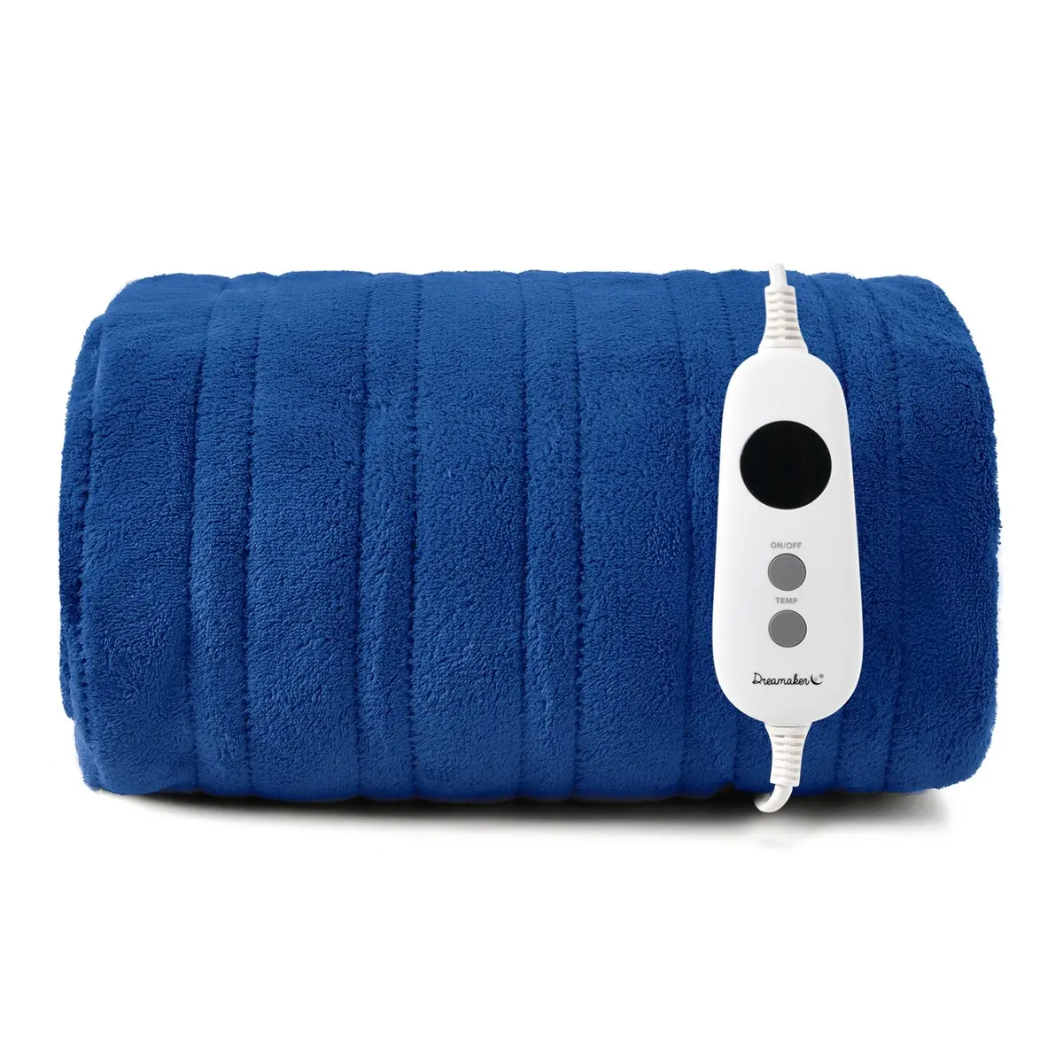 Dreamaker Coral Fleece Electric Heated Throw Blanket [130X160cm] (Classic Blue) 1