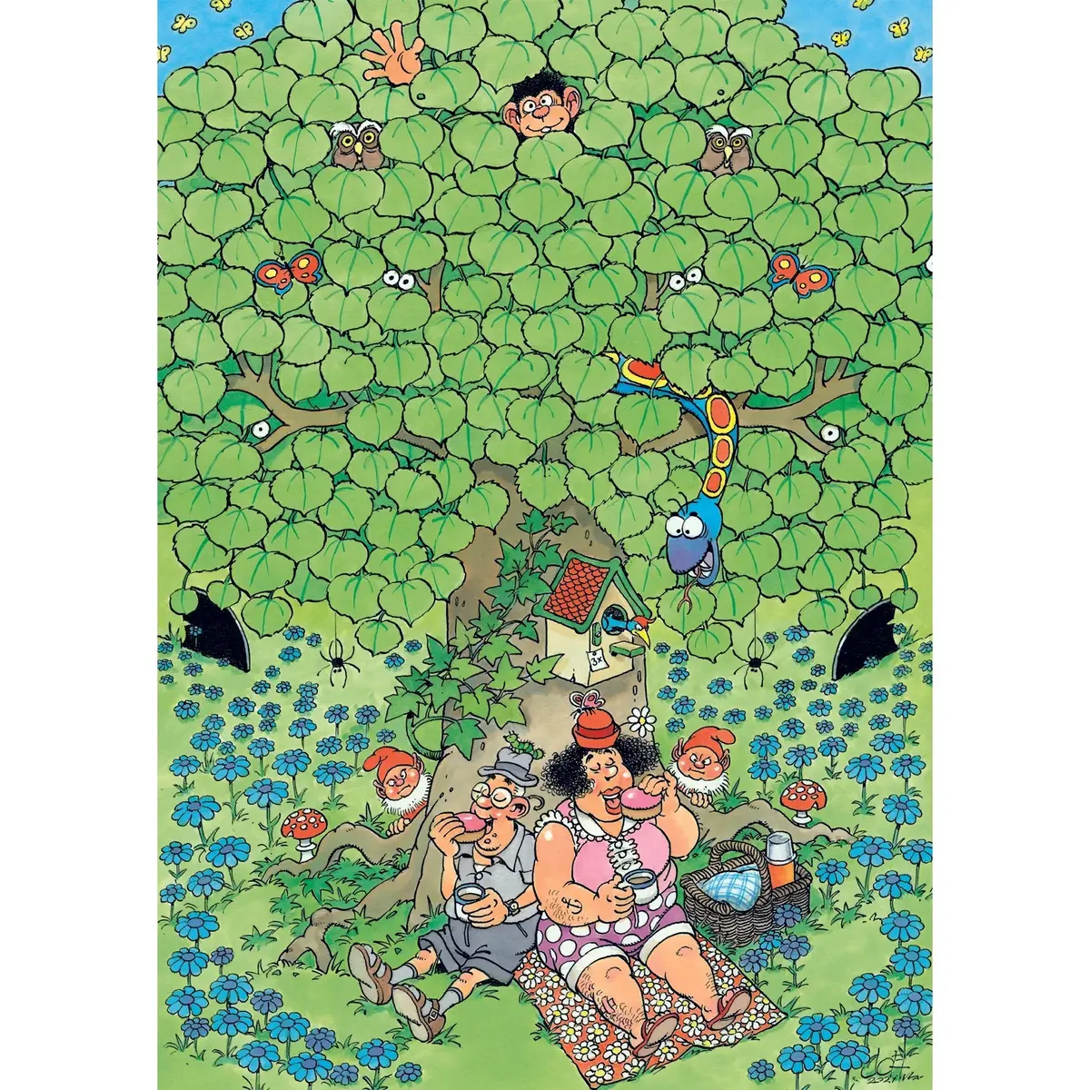 500Pc Jvh Comic Puzzle Expert 2: Enjoying A Picnic 2