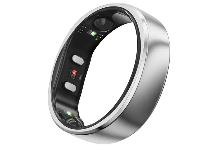 Ringconn Gen 2 Smart Ring - Size 8 (Future Silver) 1