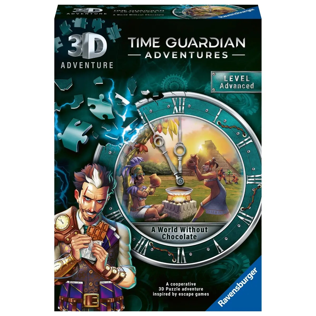 Ravensburger 216Pc Time Guardian Adventures A World Without Chocolate 3D Puzzle 1