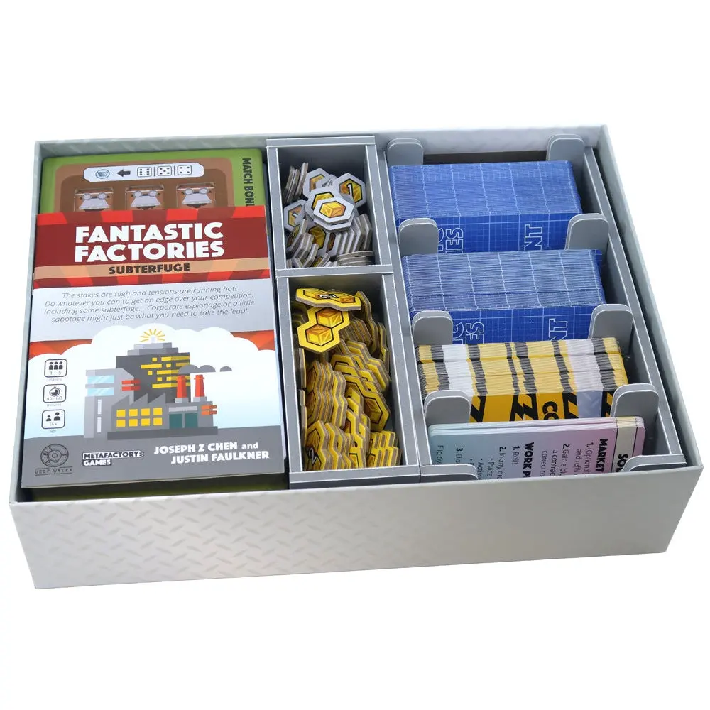 Folded Space Game Inserts - Fantastic Factories 1