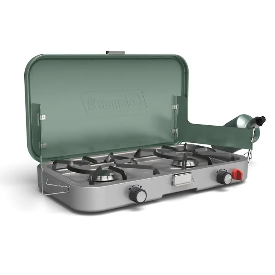 Coleman Cascade 3-In-1 Two Burner Camping Stove (Green) 1