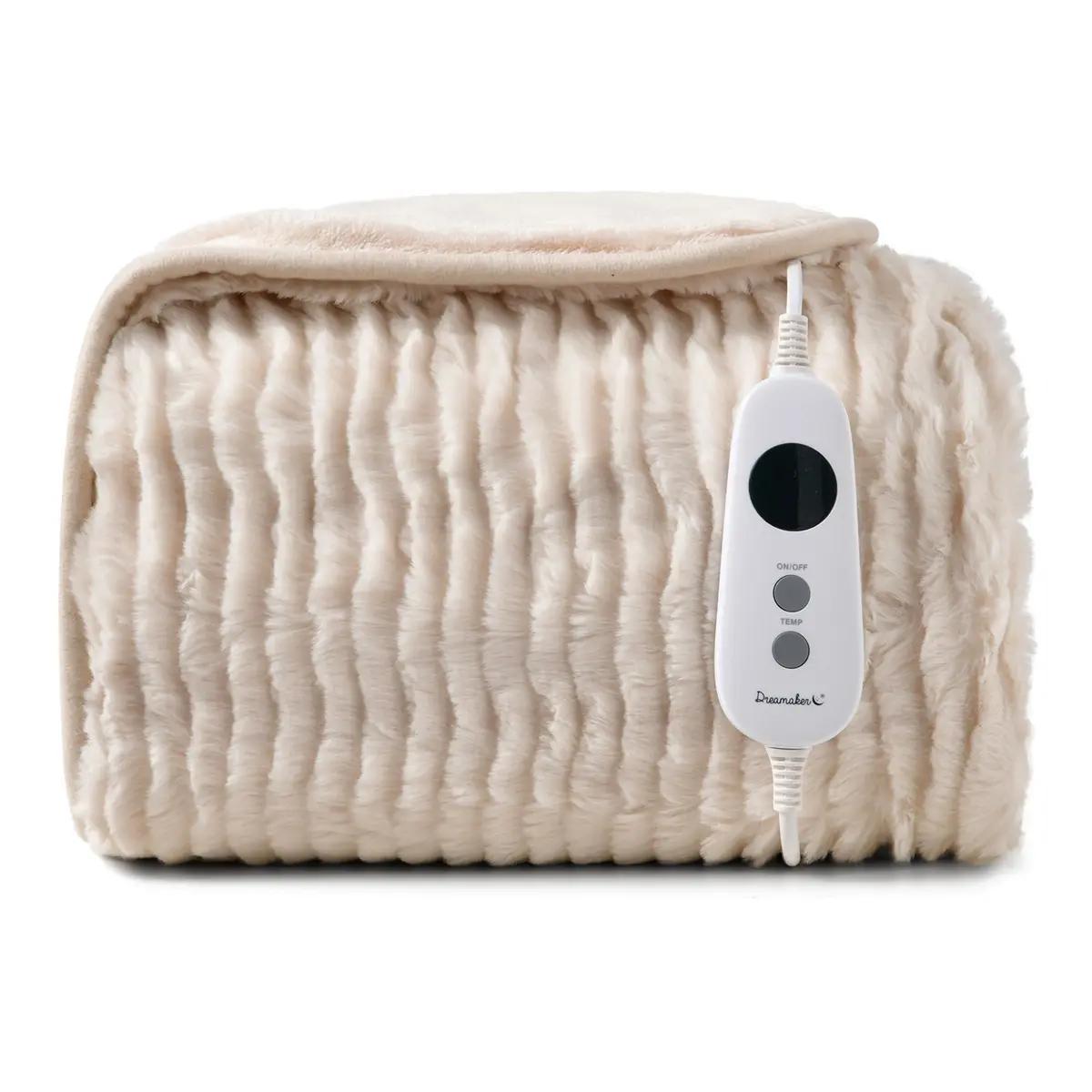 Dreamaker Heated Fleece Throw Blanket 130X160cm 1