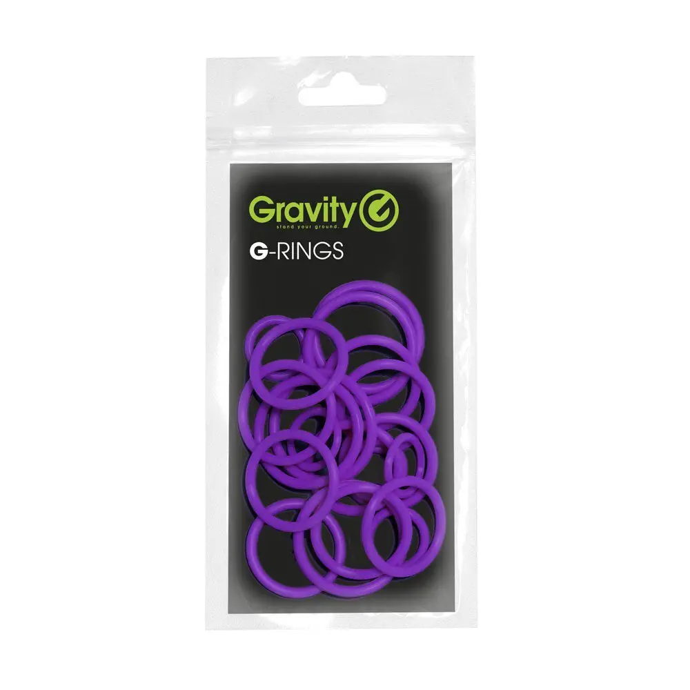 Gravity Universal Ring Pack Accessory For Gravity Poles 20Pc (Purple) 1