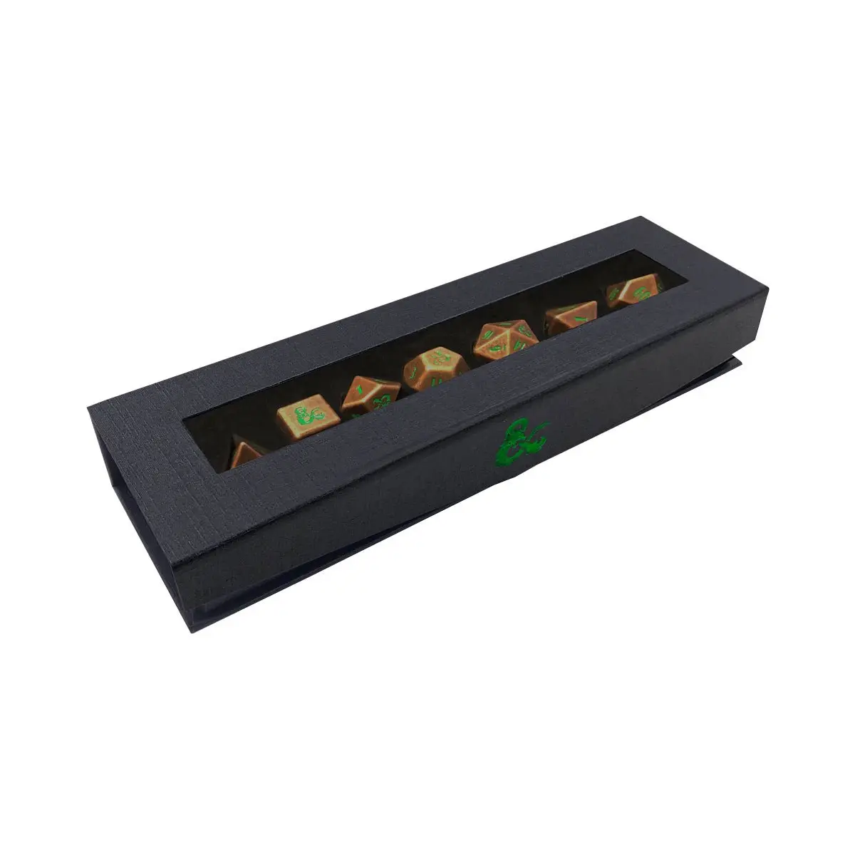 Ultra Pro: Up18781 D&D Heavy Metal 7 Rpg Feywild Copper And Green Dice Set Dungeons & Dragons 1