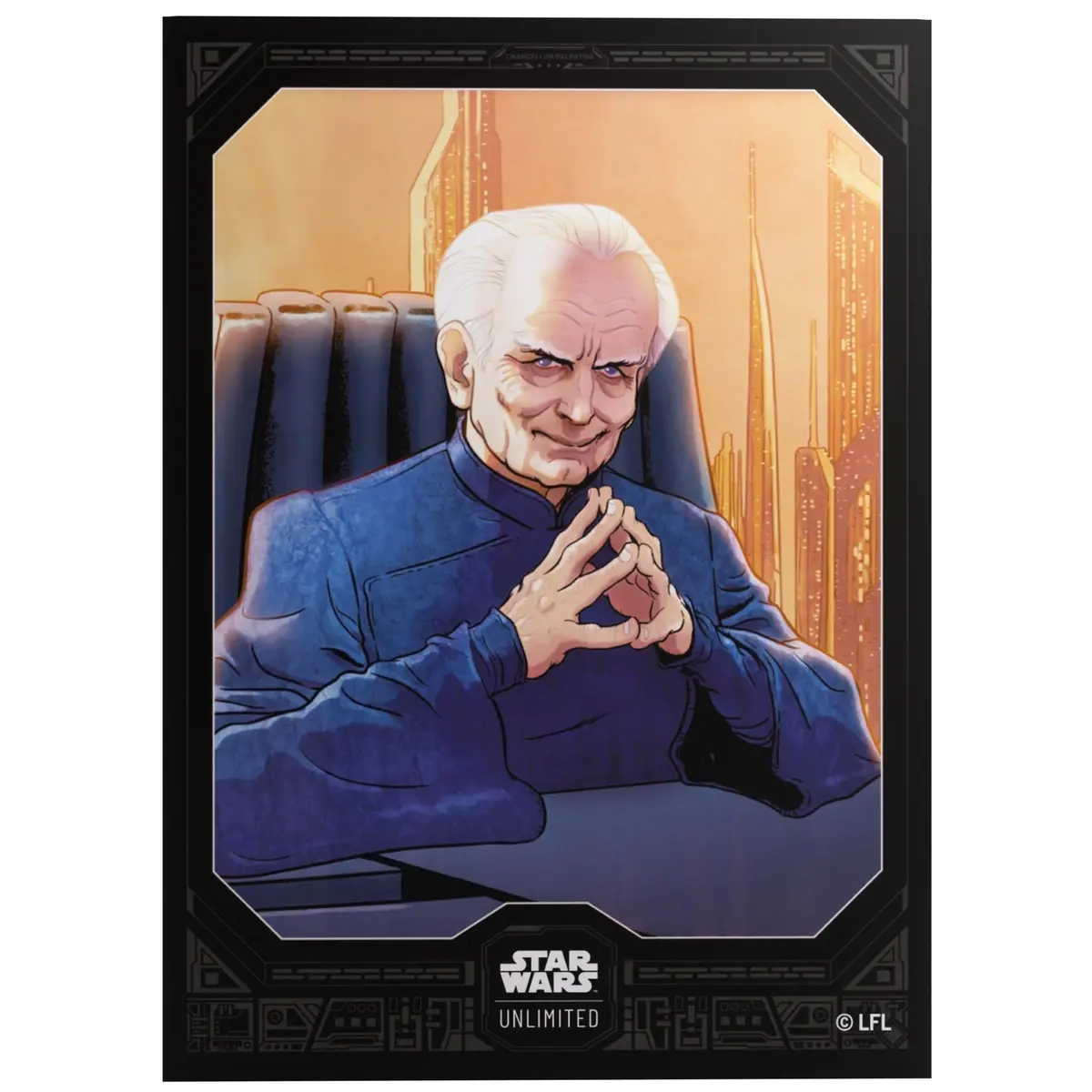 Gamegenic Star Wars Unlimited Premium Art Sleeves - Chancellor Palpatine 66Mmx92mm 1