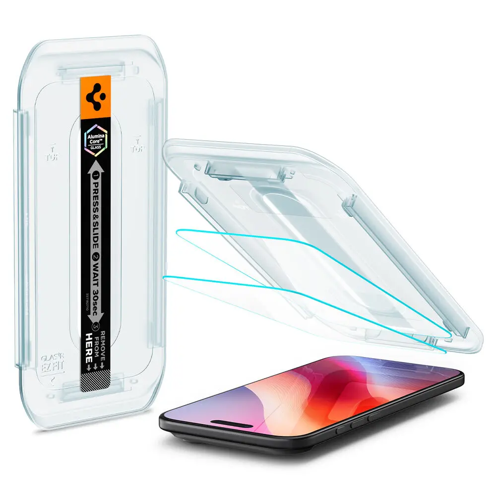 Spigen Apple Iphone Air Glas.Tr Ez Fit 2Pcs Glass Screen Protector - Clear 1