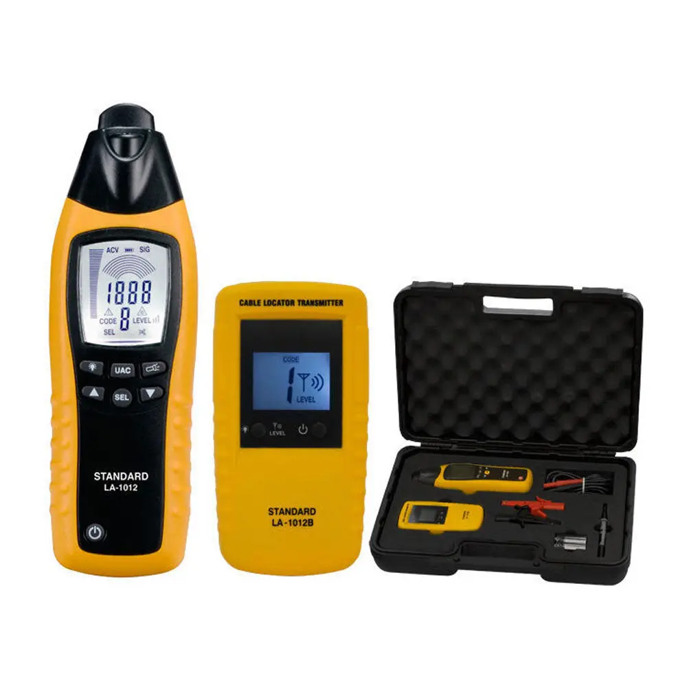 Doss La1012 Wire Finder Cable Locator Tracer Set With Carry Case Standard Yellow 2