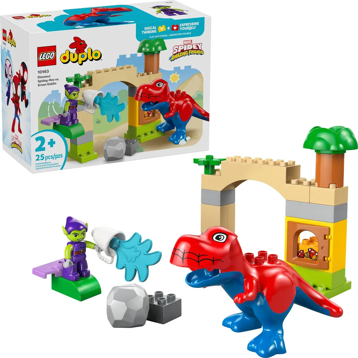 Lego 10463 Dinosaur Spidey-Rex Vs. Green Goblin - Duplo 1