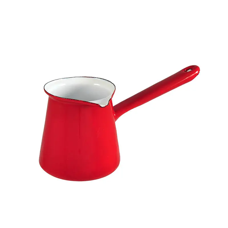 Urban Style 6Cm Enamel 500Ml Turkish Coffee Pot (Red) 1