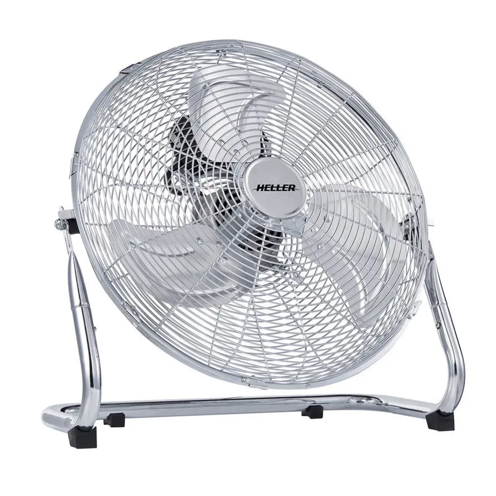 Heller 45Cm High Velocity Floor/Desk Air Cooler – Chrome 1
