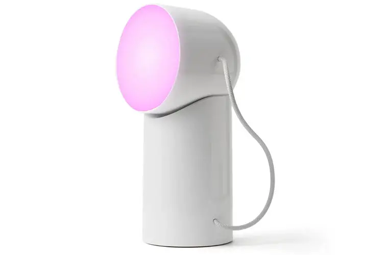 Lexon Orbe Portable Led Lamp With Moving Head (White) 1