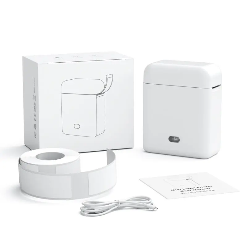 Zlos Ls02 Mini Label Printer For Precise Organisation – Bluetooth Ink-Free Printing 1
