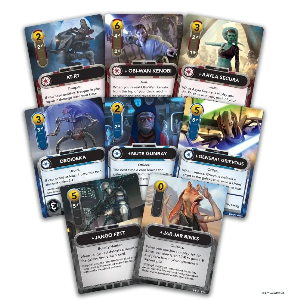 Fantasy Flight Games Star Wars: The Deckbuilding Game Clone Wars Board Game 3