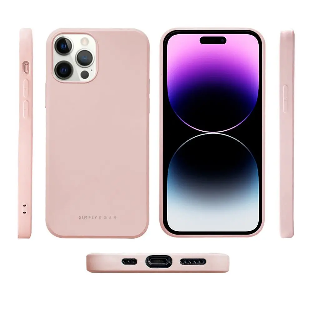Roar Soft Tpu Space Case - Iphone 14 Pro Max, Rose Gold 1