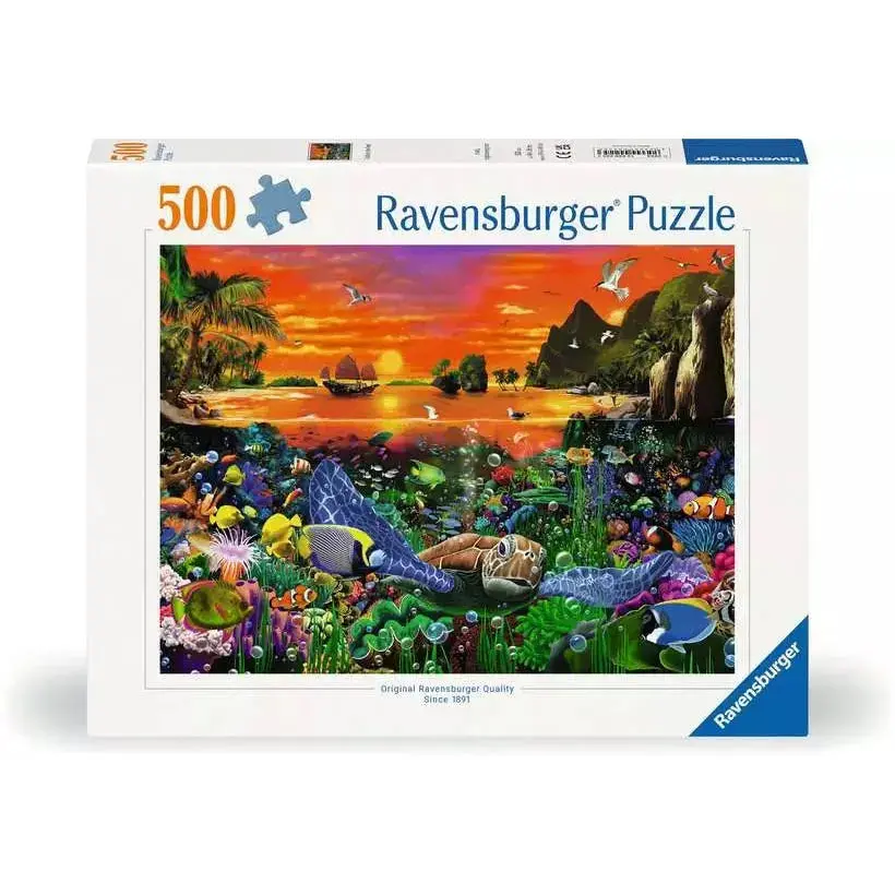Ravensburger 500Pc Turtle In The Reef Puzzle 1