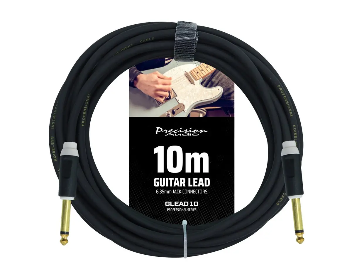 Precision Audio 5M Braided Guitar Lead 1/4" Jack 1