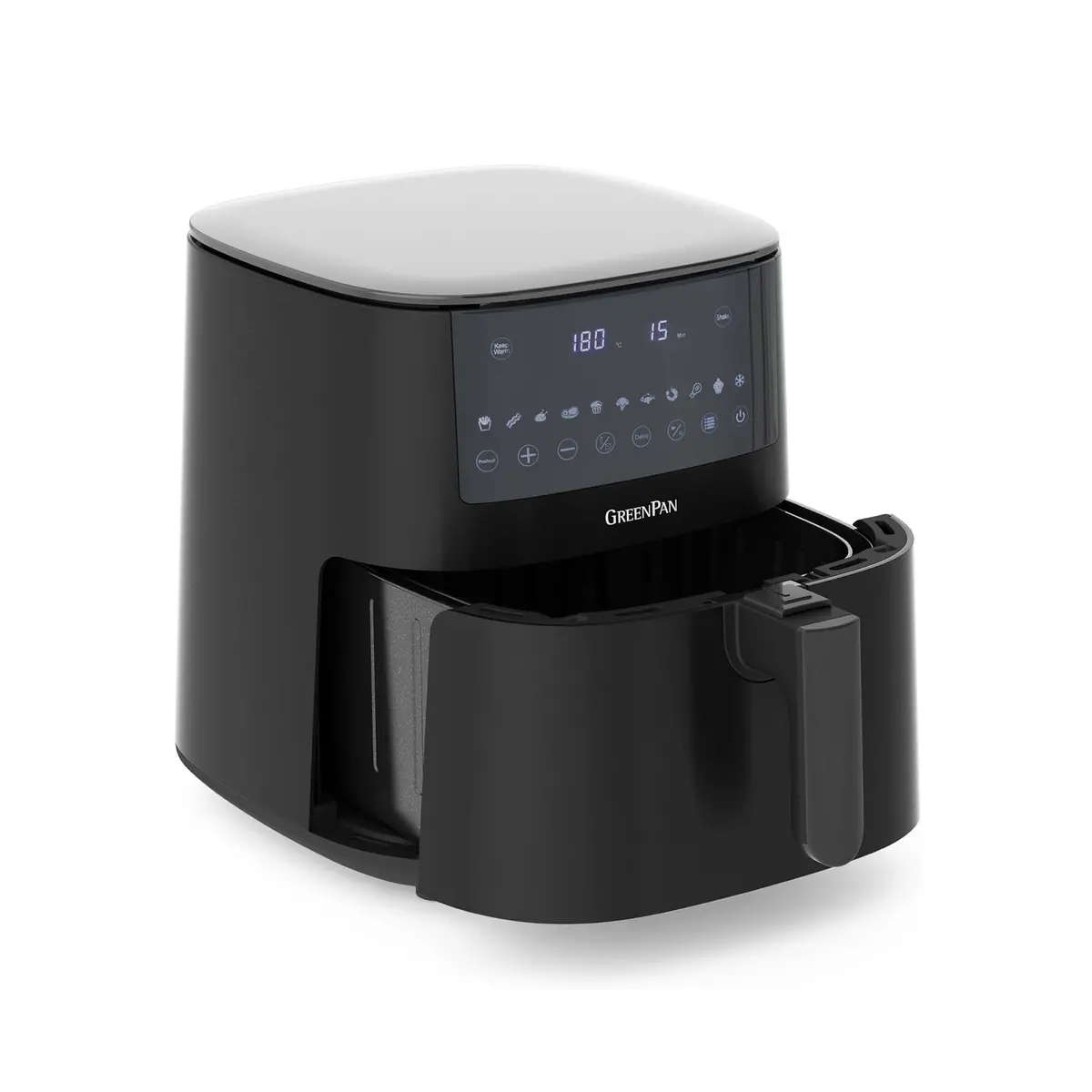 Greenpan Bistro Ceramic Airfryer Removable Basket 7.2L (Black) 1