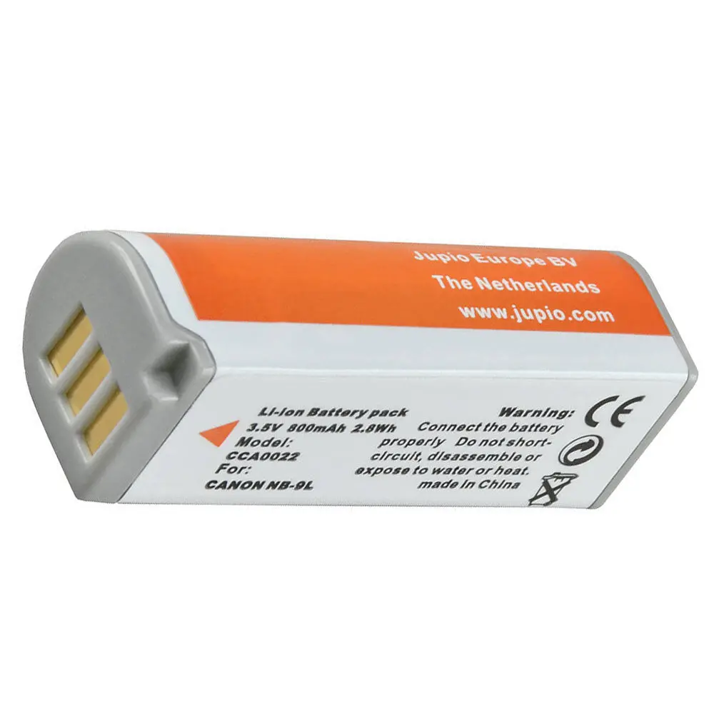 Jupio Li-Ion 3.5V 800Mah Rechargeable Battery For Canon Nb-9L Camera 2