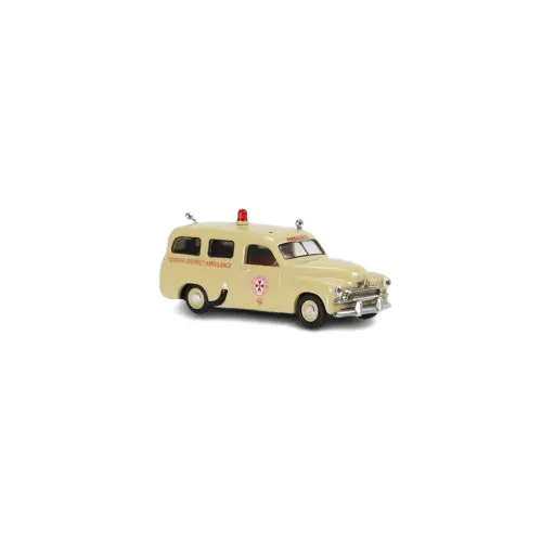 Dda 1:64 Scale Fj Holden Ambulance Beige Diecast Car Model Toy 1