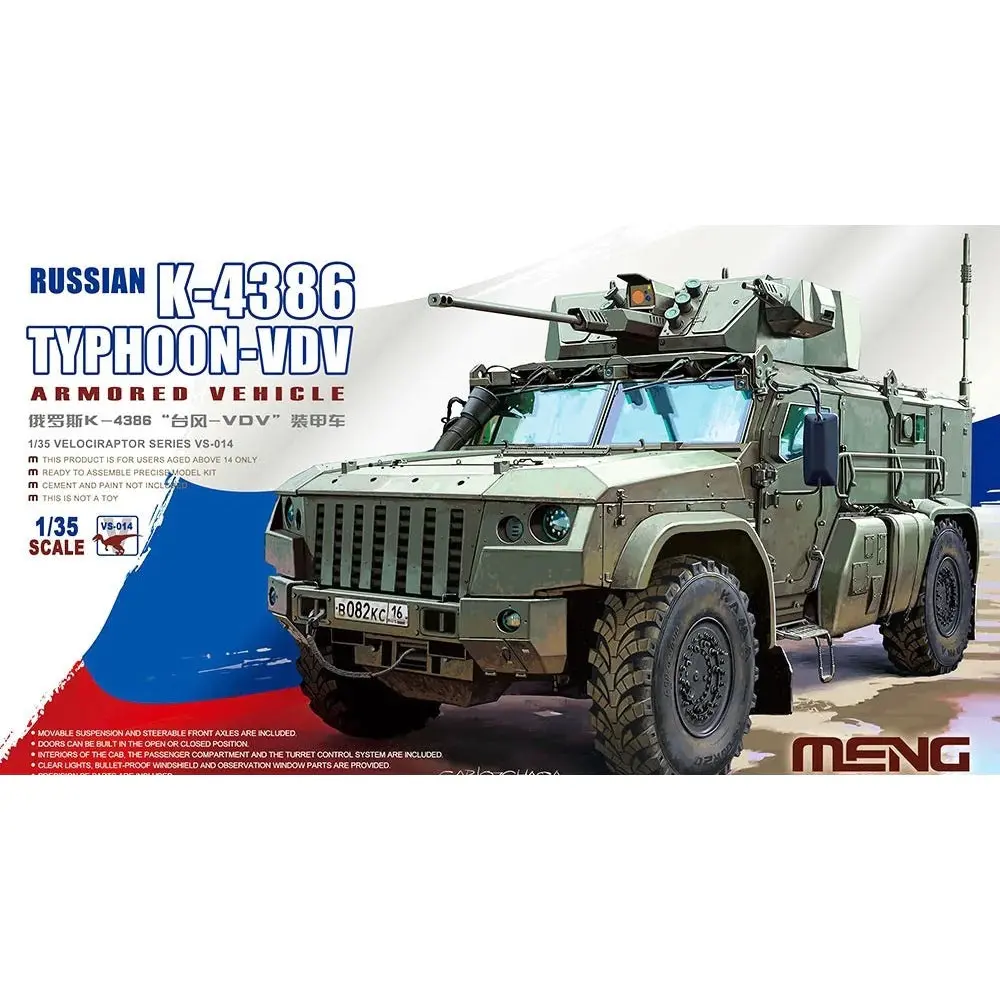 Meng 1/35 Russian K-4386 Typhoon-Vdv Armored Vehicle 2