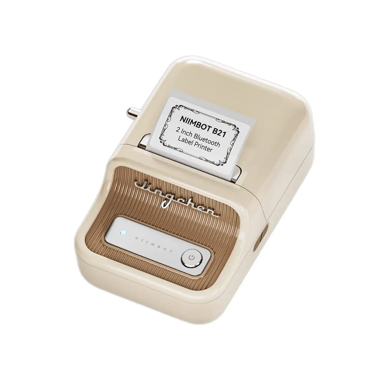 Niimbot B21 Thermal Label Printer (Beige) 1
