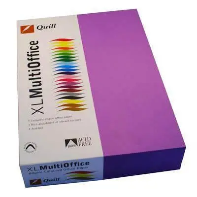 Quill Cover Paper 80Gsm A4 Lilac Pack 500 1
