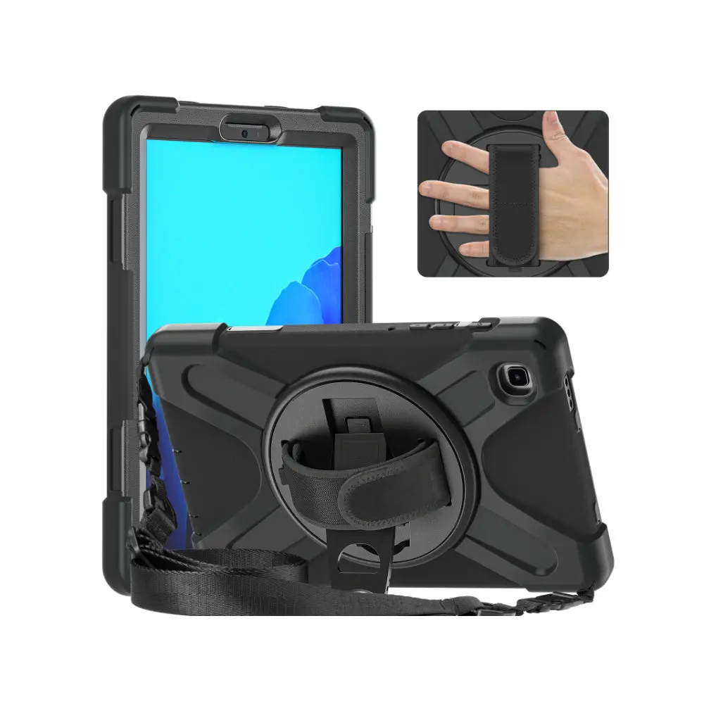 3Sixt Apache Shockproof Case For Galaxy Tab A7 Lte (Black) 2