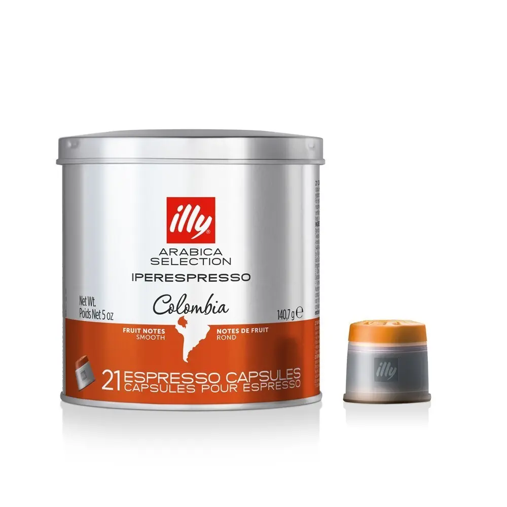 Illy 21-Pieces Iperespresso Coffee Capsules 140G (Colombia) 1