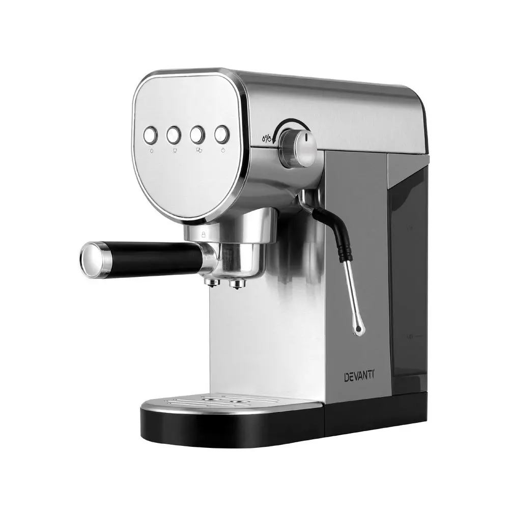 Devanti 20 Bar Coffee Machine Espresso Cafe Maker 1
