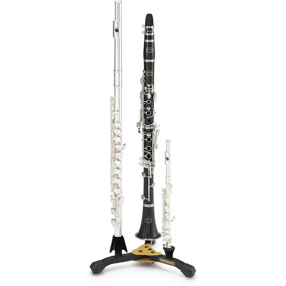 Hercules Flute/Clarinet Stand With Bag 2