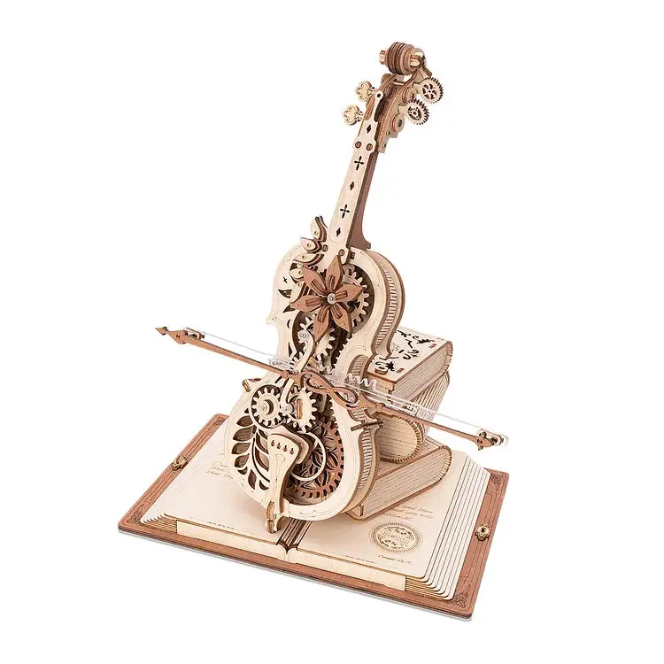 Robotime Music Box Magic Cello 1