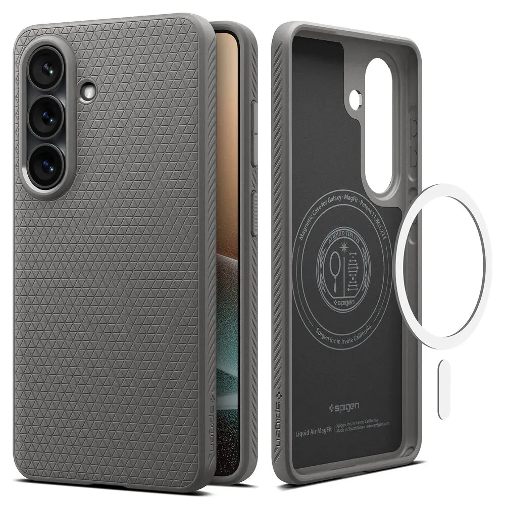 Spigen Galaxy S26 Plus Liquid Air (Magfit) Case (Marble Grey) 2