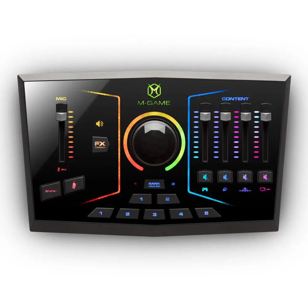 M-Game Rgb Dual Usb Streaming Mixer 1