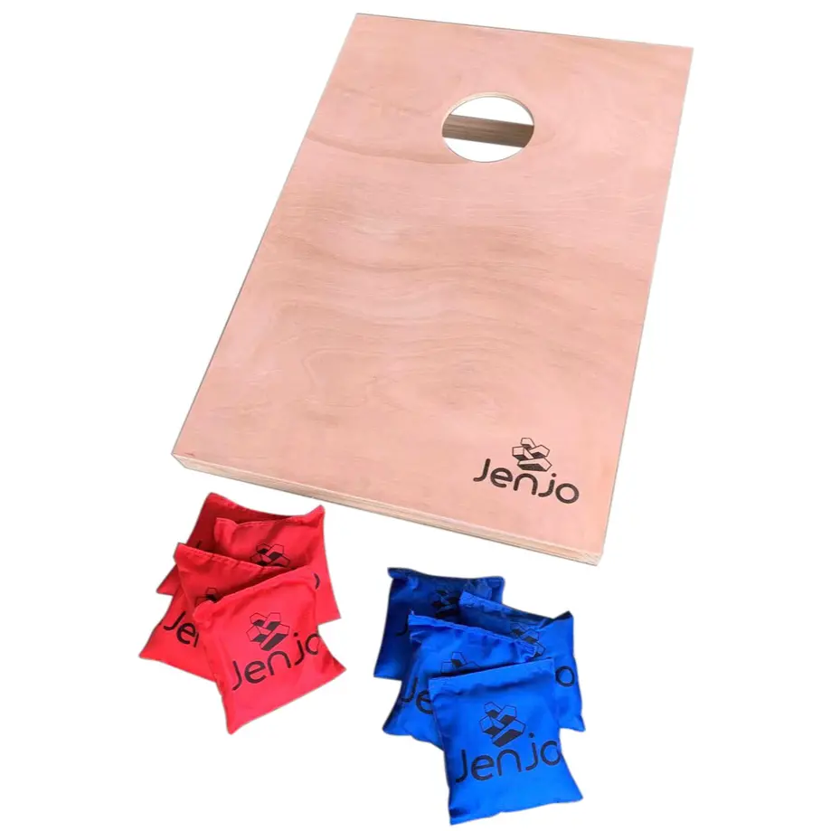 Jenjo Games Cornhole Standard Single Board Game Set 1