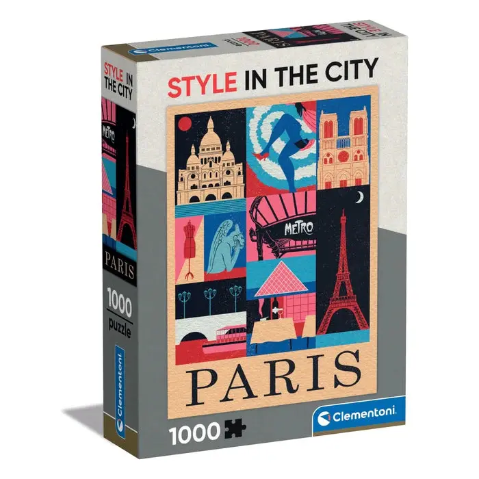 1000Pc Style In The City - Paris Jigsaw Puzzle 1