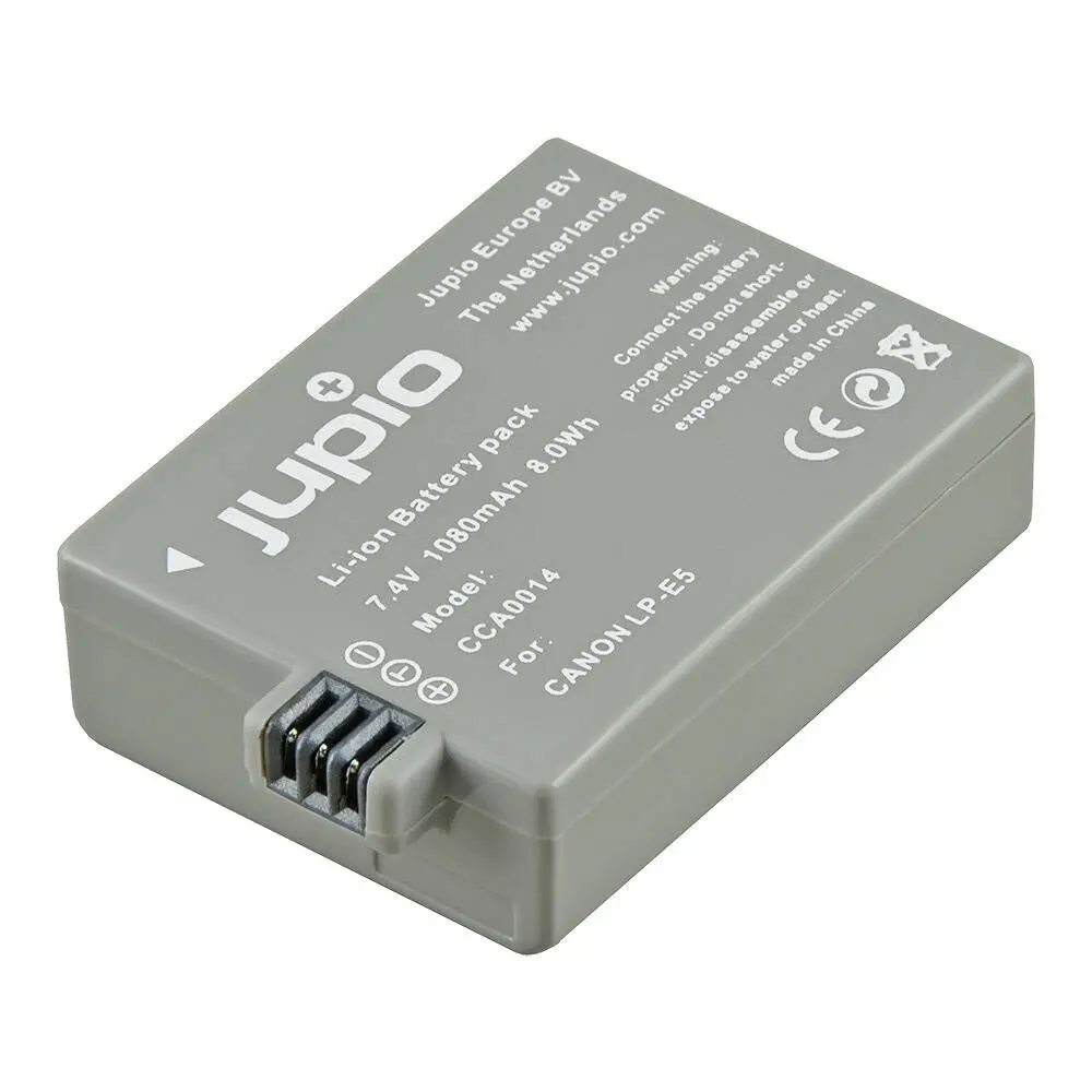Jupio Li-Ion 7.4V 1080Mah Rechargeable Battery For Canon Lp-E5/Nb-E5 Camera 1