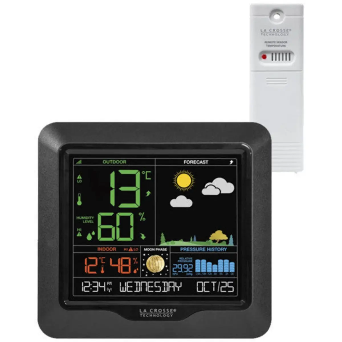 La Crosse S84107v2 Moon Phase Colour Weather Station 1