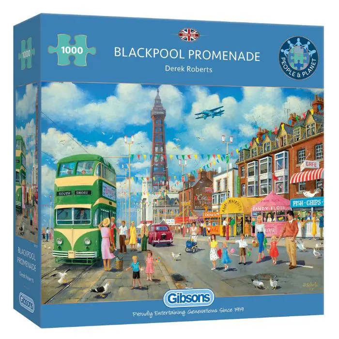 Gibsons 1000Pc Blackpool Promenade Puzzle 1