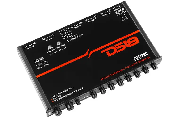 Ds18 Eqx7pro High Volt 7-Band Equalizer With High Level Input 1
